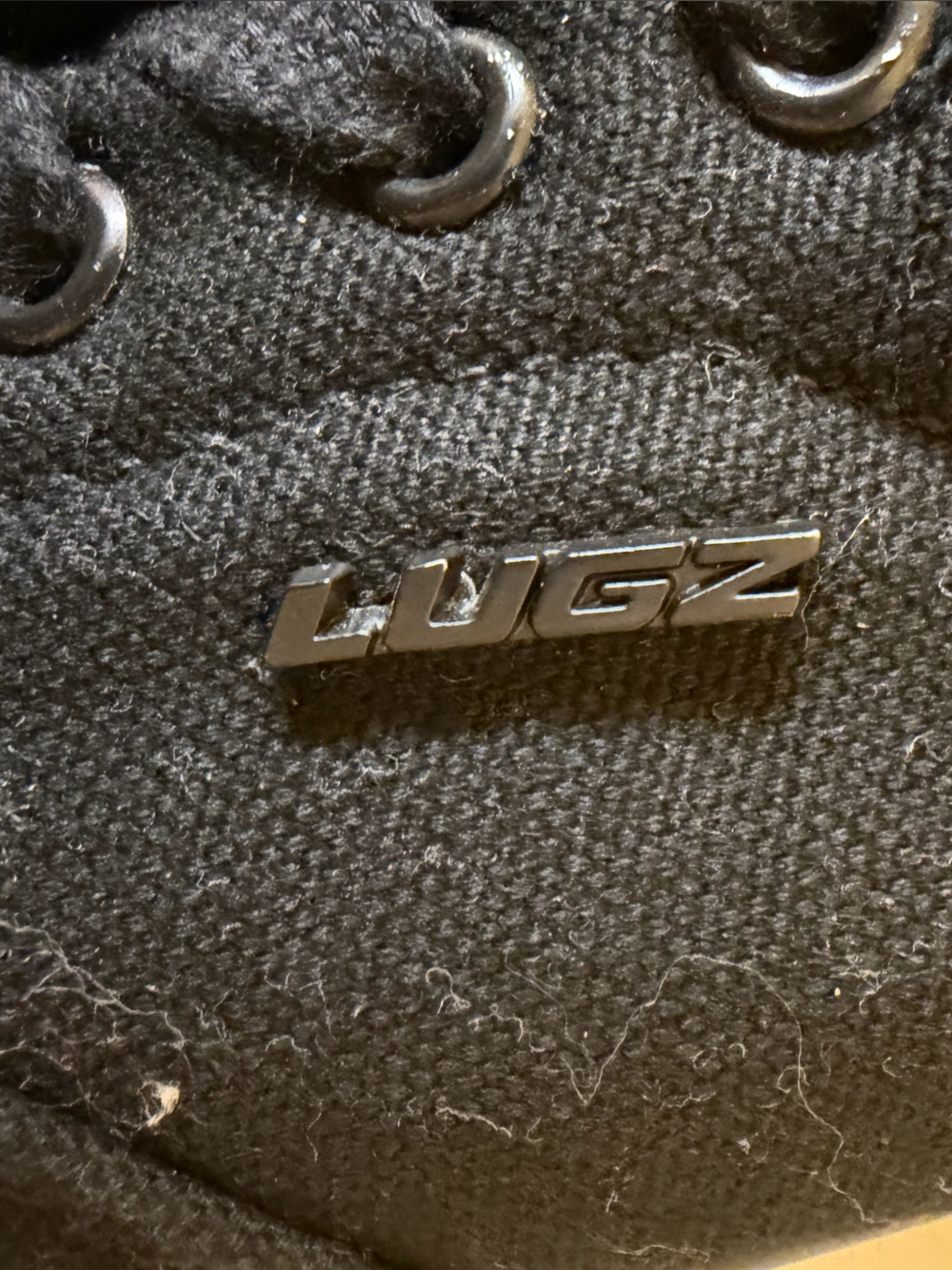 Lugz Black Canvas Lace-Up Sneakers - Picture 2 of 6